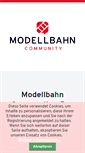 Mobile Screenshot of modellbahn-community.net